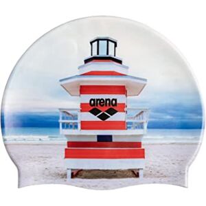 ARENA HD Unisex Elastic Silicone Swim Cap for Adults, Training Water Sports Fitness Swimming Gear, Chlorine Protection Pool Hat, Lifeguard, One Size ARENA HD Unisex Elastic Silicone Swim Cap for Adults, Training Water Sports Fitness Swimming Gear, Chlorine Protection Pool Hat, Lifeguard, One Size