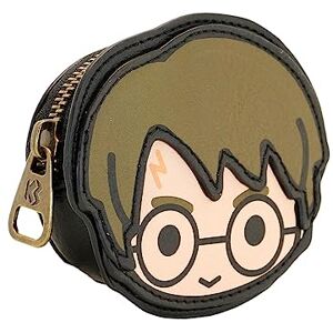 KARACTERMANIA Harry Potter Chibi-Face Coin Purse, Brown, 10 x 8.5 cm KARACTERMANIA Harry Potter Chibi-Face Coin Purse, Brown, 10 x 8.5 cm