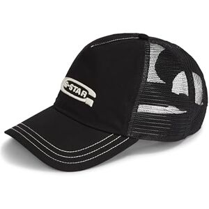 G-STAR RAW Avernus Trucker Cap, Black, One Size (Men's, Cotton Blend, Adjustable) G-STAR RAW Avernus Trucker Cap, Black, One Size (Men's, Cotton Blend, Adjustable)
