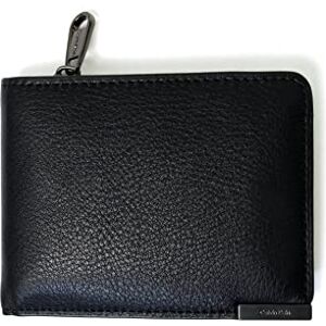 Calvin Klein Modern Plaque Bifold Half Z/A, Black, One Size Calvin Klein Modern Plaque Bifold Half Z/A, Black, One Size