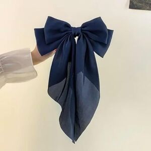 MEEDY Elegant Bow Ribbon Hair Clip Fashion Simple Solid Satin Spring Clip Hair Pin Retro Headband with Clips Girls Hair Accessories Decorate MEEDY Elegant Bow Ribbon Hair Clip Fashion Simple Solid Satin Spring Clip Hair Pin Retro Headband with Clips Girls Hair Accessories Decorate