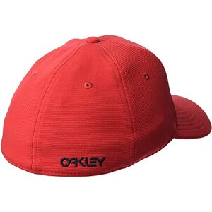 Oakley Unisex's 6 Panel Stretch Hat Embossed, Red Line, S/M Oakley Unisex's 6 Panel Stretch Hat Embossed, Red Line, S/M