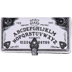 Nemesis Now White Spirit Board Embossed Ouija Purse, 18.5cm, White, PU Leather Nemesis Now White Spirit Board Embossed Ouija Purse, 18.5cm, White, PU Leather