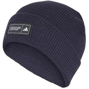 adidas Unisex Essentials Cuffed Beanie, Shadow Navy/Black/White, XXS adidas Unisex Essentials Cuffed Beanie, Shadow Navy/Black/White, XXS