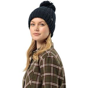 Jack Wolfskin Women's Highloft Knit Beanie W Hat, Night Blue, S Jack Wolfskin Women's Highloft Knit Beanie W Hat, Night Blue, S