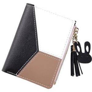 ZXSXDSAX Wallet for Women Women's Wallet Tassel Small Cute Girl Wallet Patchwork Credit Card Bank Card Holder Wallet Girl Zipper Coin Purse(Color:Schwarz) ZXSXDSAX Wallet for Women Women's Wallet Tassel Small Cute Girl Wallet Patchwork Credit Card Bank Card Holder Wallet Girl Zipper Coin Purse(Color:Schwarz)