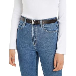 Calvin Klein Women's Mono Plaque 30 mm Leather Belt, Black (Black), 45.3 inches Calvin Klein Women's Mono Plaque 30 mm Leather Belt, Black (Black), 45.3 inches