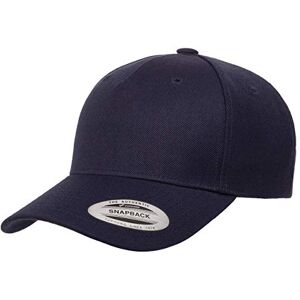 Yupoong Men's Yp Classics 5-Panel Premium Curved Visor Snapback Cap, Navy, One Size Yupoong Men's Yp Classics 5-Panel Premium Curved Visor Snapback Cap, Navy, One Size