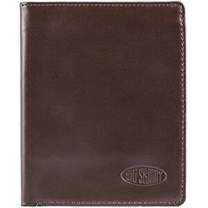 Big Skinny Men's Hipster Leather Bi-Fold Slim Wallet, Holds Up to 40 Cards, Brown Big Skinny Men's Hipster Leather Bi-Fold Slim Wallet, Holds Up to 40 Cards, Brown