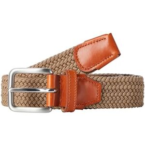 JACK & JONES NOS Men's Jacspring Woven Belt Noos Belt, Beige (Incense Incense), 40 (Manufacturer size: 90) JACK & JONES NOS Men's Jacspring Woven Belt Noos Belt, Beige (Incense Incense), 40 (Manufacturer size: 90)