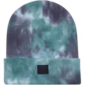 Urban Classics Unisex Tie Dye Beanie Beanie Hat, Grey/Teal, One Size Urban Classics Unisex Tie Dye Beanie Beanie Hat, Grey/Teal, One Size