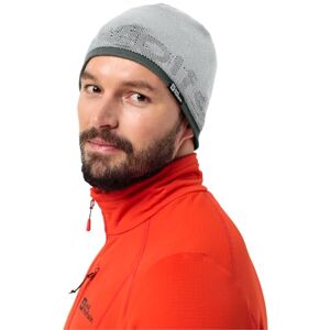 Jack Wolfskin Brand Beanie Hat, Cool Grey, Standard Size Jack Wolfskin Brand Beanie Hat, Cool Grey, Standard Size