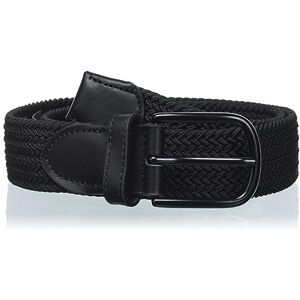 JACK & JONES Men's Jacfall Woven Belt, Schwarz, 80 cm JACK & JONES Men's Jacfall Woven Belt, Schwarz, 80 cm