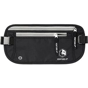 VENTURE 4TH Travel Money Belt Keeps Your Cash Safe When Travelling Hidden Waist Passport Holder with RFID Blocking Technology is Designed for Superior Anti-Theft Protection and Comfort (Black) VENTURE 4TH Travel Money Belt Keeps Your Cash Safe When Travelling Hidden Waist Passport Holder with RFID Blocking Technology is Designed for Superior Anti-Theft Protection and Comfort (Black)