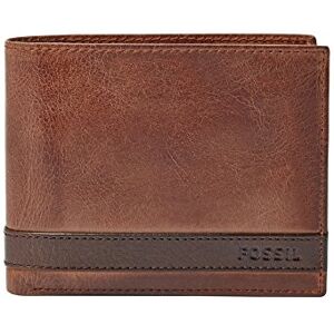 Fossil Wallet for Men Quinn, 100% Leather Bifold brown 11.4 cm L x 2.5 cm W x 9.5 cm H ML3653200 Fossil Wallet for Men Quinn, 100% Leather Bifold brown 11.4 cm L x 2.5 cm W x 9.5 cm H ML3653200