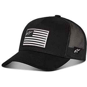 Alpinestars Men's Flag Snapback Trucker Hat Black/Black Alpinestars Men's Flag Snapback Trucker Hat Black/Black