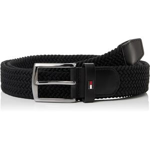 Tommy Hilfiger Men’s Elastic Woven Denton Belt, Black (Black), 45.3 inches Tommy Hilfiger Men’s Elastic Woven Denton Belt, Black (Black), 45.3 inches