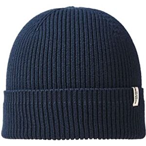 JACK & JONES Men's Jacbrink Ln Beanie Hat, Navy Blazer, One Size UK JACK & JONES Men's Jacbrink Ln Beanie Hat, Navy Blazer, One Size UK