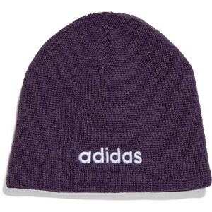 adidas Unisex Kids Little Kids Linear Beanie, Aurora Plum, XS adidas Unisex Kids Little Kids Linear Beanie, Aurora Plum, XS