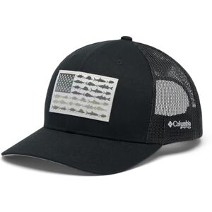 Columbia Unisex PFG Fish Flag Mesh Snap Back, Snap Back Cap, Black/Black/Cool Grey, One Size Columbia Unisex PFG Fish Flag Mesh Snap Back, Snap Back Cap, Black/Black/Cool Grey, One Size