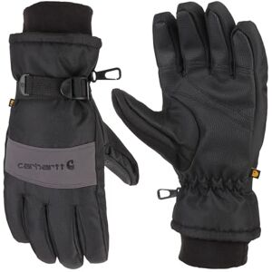 Carhartt Men's WP Waterproof Insulated Glove Cold Weather, Black/Grey, Medium Carhartt Men's WP Waterproof Insulated Glove Cold Weather, Black/Grey, Medium