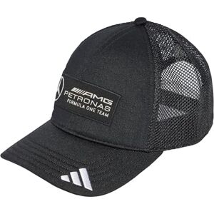 adidas Unisex Mercedes AMG Petronas Formula ONE Team Snapback Logo Trucker Cap, Black/White, XS adidas Unisex Mercedes AMG Petronas Formula ONE Team Snapback Logo Trucker Cap, Black/White, XS