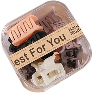 Fogcroll Womens & Girls Hair Clips, 1 Box Hair Grippers Mini Size Different Colors Anti-slip Flower Pumpkin Oblong Shape Lightweight Smooth Anti-break Hair Fogcroll Womens & Girls Hair Clips, 1 Box Hair Grippers Mini Size Different Colors Anti-slip Flower Pumpkin Oblong Shape Lightweight Smooth Anti-break Hair