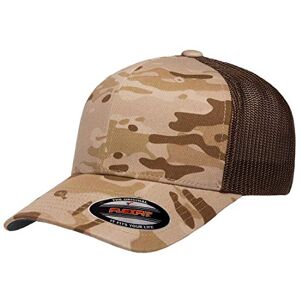 Flexfit Trucker Cap, Multicam Arid/Brown, One Size Flexfit Trucker Cap, Multicam Arid/Brown, One Size