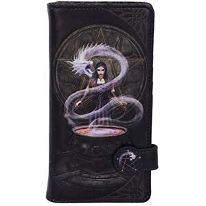 Nemesis Now Anne Stokes The Summoning Witch and Dragon Embossed Purse, Black, 18.5cm, Polyurethane Nemesis Now Anne Stokes The Summoning Witch and Dragon Embossed Purse, Black, 18.5cm, Polyurethane
