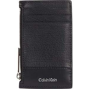 Calvin Klein Men’s Subtle Mix Leather Card Holder, Black (Black Grain/Smooth), One Size Calvin Klein Men’s Subtle Mix Leather Card Holder, Black (Black Grain/Smooth), One Size