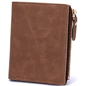 ZXSXDSAX Mens Wallets Vintage Men Wallet Zipper Coin Purse Short Card Holder Men Leather Solid Coin Pocket High Quality Male Purse(Color:Brown) ZXSXDSAX Mens Wallets Vintage Men Wallet Zipper Coin Purse Short Card Holder Men Leather Solid Coin Pocket High Quality Male Purse(Color:Brown)