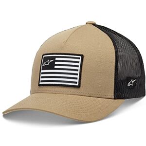 Alpinestars Men's Flag Snapback Trucker Hat Sand/Black Alpinestars Men's Flag Snapback Trucker Hat Sand/Black