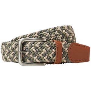 JACK & JONES Men's Jacspring Woven Belt Noos, Iceberg Green/Detail:Mixed, 80 cm JACK & JONES Men's Jacspring Woven Belt Noos, Iceberg Green/Detail:Mixed, 80 cm