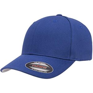 Flexfit Men's Cotton Twill Fitted Cap Baseball, Blue, L-XL Flexfit Men's Cotton Twill Fitted Cap Baseball, Blue, L-XL