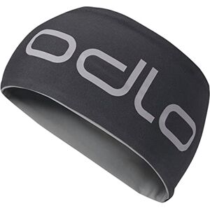 Odlo Unisex Headband REVERSIBLE, black steel grey, - Odlo Unisex Headband REVERSIBLE, black steel grey, -
