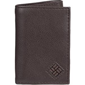 Columbia Men's RFID Trifold Wallet, Brown, One Size Columbia Men's RFID Trifold Wallet, Brown, One Size
