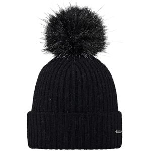 Barts Women's Kenzie Beanie Winter Cap, Black, UNI Barts Women's Kenzie Beanie Winter Cap, Black, UNI