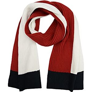 Tommy Hilfiger Men's Striped Scarf, White Flag, One Size Tommy Hilfiger Men's Striped Scarf, White Flag, One Size