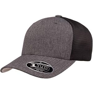 Flexfit 110 Mesh Trucker Hat, Charcoal/Black, One Size Flexfit 110 Mesh Trucker Hat, Charcoal/Black, One Size