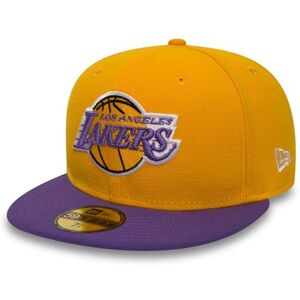 New Era Men's NBA Basic LA Lakers 59Fifty Fitted Baseball Cap, Yellow (Yellow/Purple), Medium (Manufacturer Size:714) New Era Men's NBA Basic LA Lakers 59Fifty Fitted Baseball Cap, Yellow (Yellow/Purple), Medium (Manufacturer Size:714)
