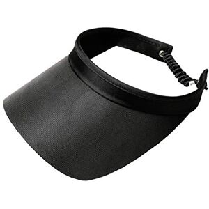 Glove It Classic Solid Coil Visor -Ladies Visor Hat, Sun Visor for Women, Golf Visor with Coil, Visor for Running, Tennis Black Glove It Classic Solid Coil Visor -Ladies Visor Hat, Sun Visor for Women, Golf Visor with Coil, Visor for Running, Tennis Black