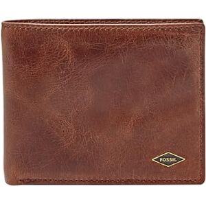Fossil Men's Ryan RFID-Blocking Leather Bifold Wallet, Dark Brown, One size Fossil Men's Ryan RFID-Blocking Leather Bifold Wallet, Dark Brown, One size