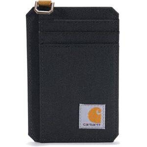 Carhartt Mens Front Pocket Wallets, Durable Canvas Or Leather with Money Clip, Nylon Duck (Black), One Size US Carhartt Mens Front Pocket Wallets, Durable Canvas Or Leather with Money Clip, Nylon Duck (Black), One Size US