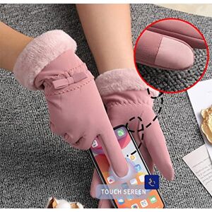SUMEWDA BUKODAZ Winter Women Outdoor Cycling Cashmere Thicken Windproof Warm Gloves Cute Bow Velvet Waterproof Touch Screen Driving Mittens(D) SUMEWDA BUKODAZ Winter Women Outdoor Cycling Cashmere Thicken Windproof Warm Gloves Cute Bow Velvet Waterproof Touch Screen Driving Mittens(D)