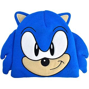 Concept One Men's Sega Sonic The Hedgehog Acrylic Knitted Winter Beanie Hat with Ears and Quills, Royal, One Size Concept One Men's Sega Sonic The Hedgehog Acrylic Knitted Winter Beanie Hat with Ears and Quills, Royal, One Size