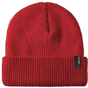 BRIXTON Men's Heist Beanie Skull Cap, Red 13, One Size UK BRIXTON Men's Heist Beanie Skull Cap, Red 13, One Size UK