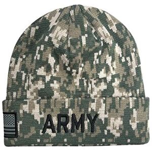 Icon Sports U.S. Army Beanie – Military Camo Camouflage Embroidered Flag Patch Cuff Knit Hats Cap Men Women One Size Icon Sports U.S. Army Beanie – Military Camo Camouflage Embroidered Flag Patch Cuff Knit Hats Cap Men Women One Size