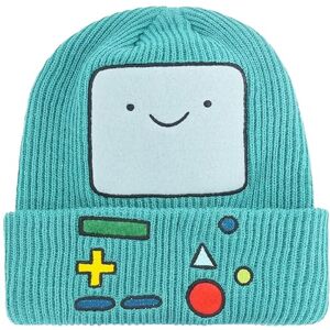 Concept One Adventure Time Beanie Hat, BMO Cosplay Cuff Winter Knit Cap, Teal, One Size, Teal, One Size Concept One Adventure Time Beanie Hat, BMO Cosplay Cuff Winter Knit Cap, Teal, One Size, Teal, One Size