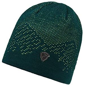 Ziener Men's Ivon Sport Mountain Pattern Knitted Hat, mens, Sporty Mountain Pattern Knitted Beanie Hat, 202149, Spruce Green, Usex Ziener Men's Ivon Sport Mountain Pattern Knitted Hat, mens, Sporty Mountain Pattern Knitted Beanie Hat, 202149, Spruce Green, Usex