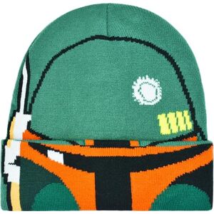 Star Wars Concept One Unisex's Boba Fett Intarsia Roll Down Cuff Beanie Hat, Green, One Size Star Wars Concept One Unisex's Boba Fett Intarsia Roll Down Cuff Beanie Hat, Green, One Size